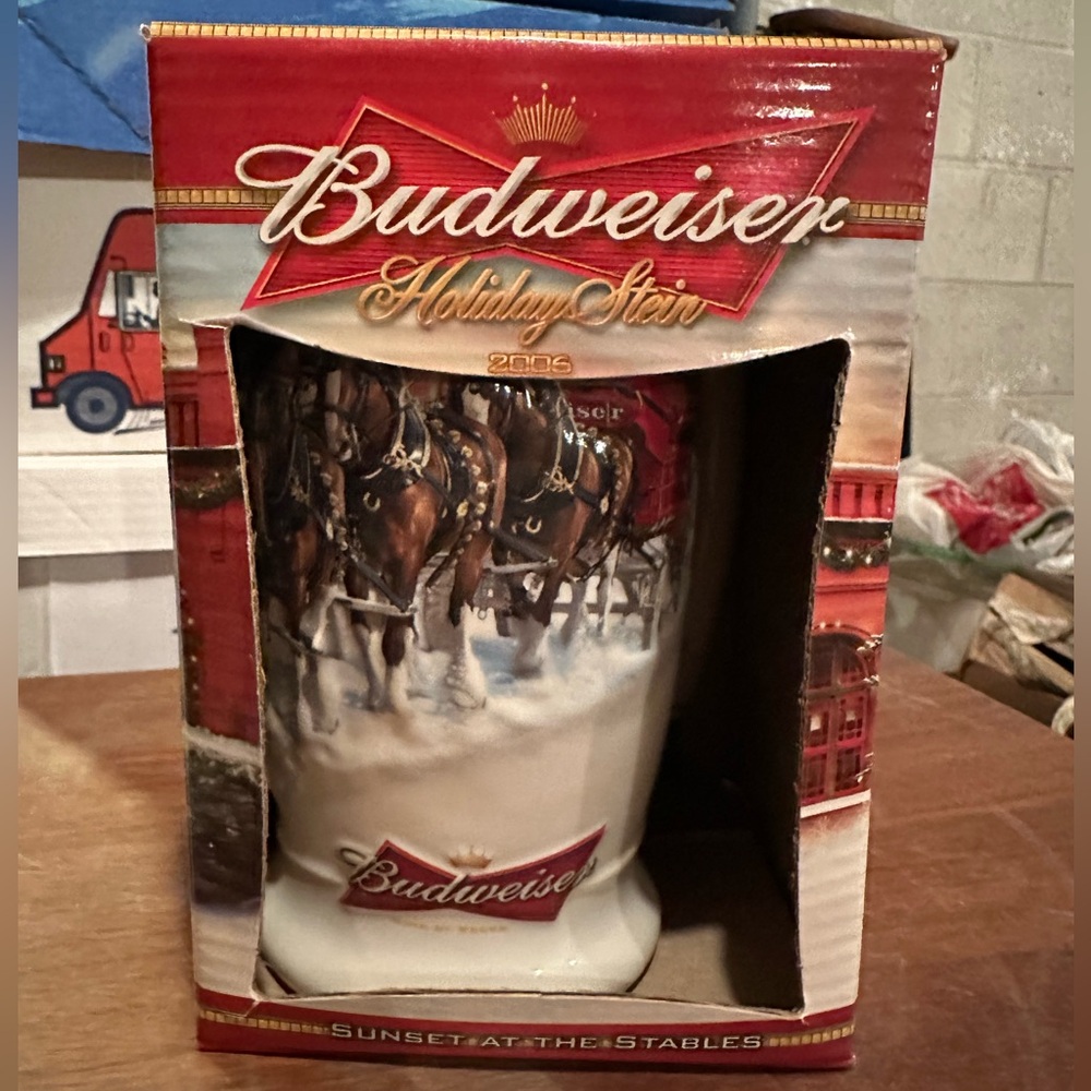 Budweiser Holiday Stein 2006